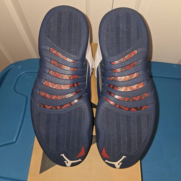 Mens 2016 Nike Air Jordan Retro 12 French Blue Size 12 - Picture 6 of 7